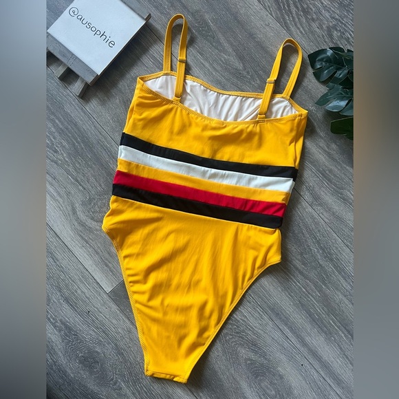 Solid & Striped x RE/DONE The Malibu One Piece Yellow - Picture 7 of 11